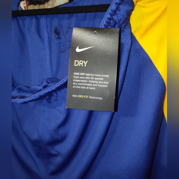 Nike Dri-Fit Golden State Warriors NBA Basketball Shorts Men's - Picture 6 of 7
